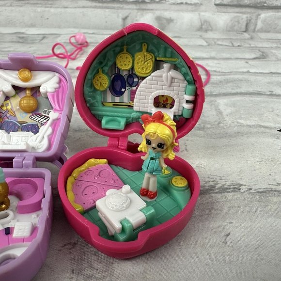 Shopkins Shoppies Lil' Secrets Secret Locket & Playset Lot of 3 - Picture 2 of 6